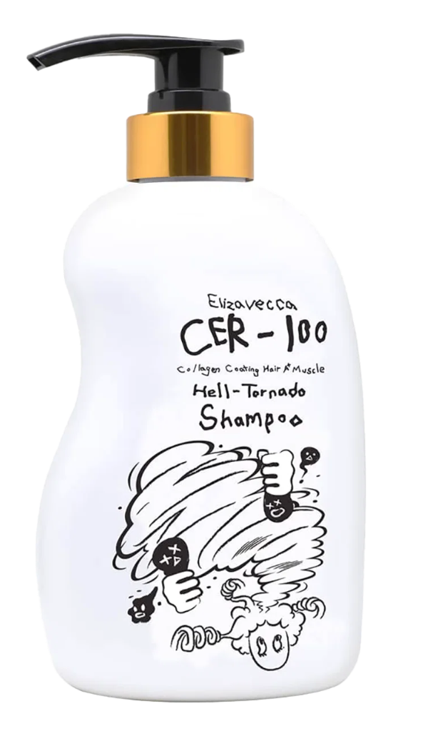 Elizavecca CER-100 Collagen Coating Hair A+ Muscle Helltornado Shampoo 500ml